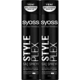 Zemira Syoss Plex Saç Spreyi, 400 ml x 2 Paket - 0 - Siyah
