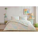 Zemira Taç Cardie Ranforce Çift Kişilik Nevresim Takımı Turkuaz - 001-Renkli - 1 x 32 x 27 cm
