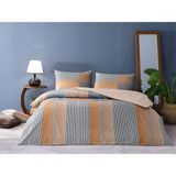 Zemira Taç Miles Ranforce Standart Pamuk Nevresim Takımı, Turuncu, Çift Kişilik - 001-Renkli - 1 x 32 x 27 cm