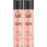 Zemira Taft x Gliss Hold Me Softly Bakım Yapan Saç Spreyi 250 ml (2 Paketi) - 0 - Siyah
