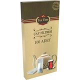 Zemira Tea Time Çay Kahve Filtresi Kağıt Filtre L Büyük Boy (100'LÜ Çay Filtresi Poşeti) - 0 - Siyah