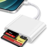Zemira Tip C Kart Okuyucu 3ın1, Cf Tf Sd Card Reader ile Uyumlu, Sd Kart Adaptörü, Hafıza K