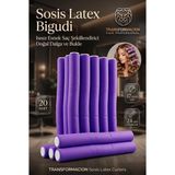 Zemira Transformacion 20'li Mega Set Sosis Bigudi 17MM | Kalın Dolgun Su Dalgası Için Isısız Esnek Saç - 0 - Siyah
