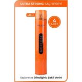 Zemira Ultra Strong Saç Spreyi 400 ml 4 Adet - Güçlü Tutuş - 0 - Siyah