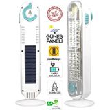 Zemira V-005 42 Ledli+Fener Solar Güneş Panelli Güçlü Ledli Şarjlı Işıldak