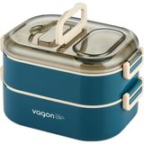 Zemira Vagonlife 1000 ml Iki Kat Üç Bölme Paslanmaz Çelik Bento Lunch Box Yeni Nesil Sefer Tası-Sos Kaseli - 00-Siyah - Beyaz