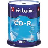 Zemira Verbatim Cd-R Discs, 700 Mb/80 Dk, 52 X, Spindle, Gümüş, 100/PAKET, 94554 - Ahşap