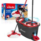 Zemira Vileda Turbo 2ın1 Komple Temizlik Seti, 130 cm Uzayan Sap, Üçgen Başlık - 108 cm - 00-Siyah - Beyaz