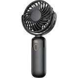 Zemira Warmco K70 Taşınabilir Şarjlı El Vantilatörü 2400MAH 360° Döner Başlıklı Standlı Dijital Ekranlı So