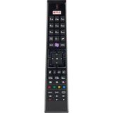 Zemira Wellhise Vestel, Regal, Seg LED Tv Kumandası Tuşlu LED Kumanda - Ahşap