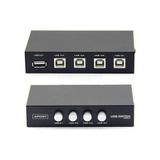 Zemira Yazıcı Printer Switch Çoklayıcı Çoğaltıcı 4 Port - 00-Siyah - Beyaz