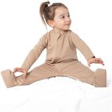 Zemira Zuppers Organik Pamuk Çocuk Ayaklı Uyku Tulumu - 1 Tog - (12-18 Ay) - Kum Beji - 0 - 1 Ay - 0 - 3 Yaş