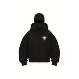 ZEMLİYA -KAR MASKELİ NİNJA UNISIX FERMUARLI SWEATSHIRT HIRKA 3 İPLİK KALIN FERMUARLI 01