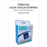 Zemra Termojel Sıcak Soğuk Kompres 11x11 Cm - Kumaş Buz Jel