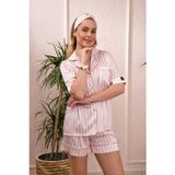 Zen And Men Saten Kadın Pijama Takımı (Saç Bandı Ve Saç Tokası İle )