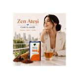 Zen Ateşi 80 gr | Guarana, Kakao & Ginsengli Bitki Çayı | Enerjik İçim