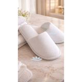 ZEN BUKLET Çift Kapak Havlu Terlik Otel Premium Terlik Hijyenik Spa