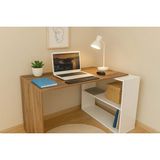 Zen Çalışma Masası Çam Beyaz %100 Mdf - Tek ebat - Atlantik Çam - Beyaz