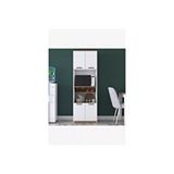 Zen Çok Amaçlı Dolap,4 Raflı, 4 Kapaklı Mutfak Dolabı Kiler Dolabı Banyo Dolabı BEYAZ