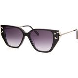 Zen Milano Eyewear CT0588O-C02 54 Kadın Güneş Gözlüğü - Siyah
