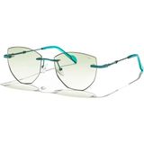 Zen Milano Eyewear S25631-C4 54 Kadın Güneş Gözlüğü - Yeşil