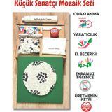 Zen Mozaik Çocuk Mozaik Seti-Dikkat ve El Becerisi Geliştirici Sanatsal Eğitici Oyuncak Unicorn/pony - Futbol Topu