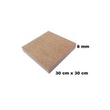 Zen Mozaik Ham Mdf Levha 30x30 Cm Kare 6mm Kalınlık - Boyanabilir Ahşap Pano