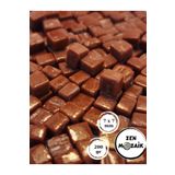 Zen Mozaik Sanatsal Mozaik Çalışmalarınız Için Renkli Cam Mozaik Taşı - 7x7 Mm (BORDO/KİREMİT)
