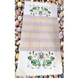 Zen Peştemal Plaj Ve Hamam Havlusu Balıklı Beyaz 90x170 cm