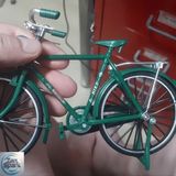 ZEN SPARK Vintage Yeşil Bisiklet Model Yapı Kiti, Gerçekçi Mini Replika, Yetişkinler İçin