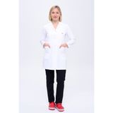 ZENAPRON Kadın Gömlek Yaka Orta Boy Doktor - Öğretmen Önlüğü