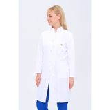 ZENAPRON Kadın Hakim Yaka Uzun Boy Doktor - Öğretmen Önlüğü