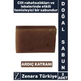 Zenara Bitkisel Organik Doğal Saç Yüz Vücut El Cilt Rahatsızlıklarında Etkili Sabun ARDIÇ KATRANI 2 Adet