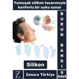 Zenara Premium Horlama Rahat Nefes Alıp Verme Uyku Horlama Burun Delik Aparatı 8 Adet - Standart