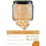 Zencefil Organik %100 Saf Fındık Ezmesi Şeker Ilavesiz Cam Kavanoz 330 cc - 300 gr
