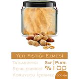 Zencefil Organik %100 Saf Yer Fıstığı Ezmesi Şeker Ilavesiz Bi Kavanoz 330 cc Cam Kavanozda Katkısız Fıstık Ezmesi - 300 gr
