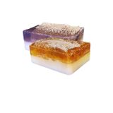 Zencefil Organik 2'li 1 Adet Arı Sütü Lavanta 1 Adet Arı Sütü Bal Içeren Doğal Kabak Keseli Sabun Kabak Lifli Sabun