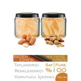 Zencefil Organik 2x330 cc Saf Badem Ezmesi + Yer Fıstığı Ezmesi