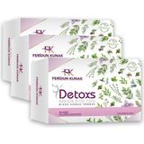 Zencefil Organik 3 Kutu Ferudun Konak Detox Çayı 30 Şase Feridun Kunak - Bitki Çayı