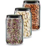 Zencefil Organik 3'lü Gurme Çiğ Kuruyemişler Antep Fıstığı İçi Kayısı Çekirdeği Soyulmuş Badem Bi Kavanoz 3 x 660 Cc. - 660 gr