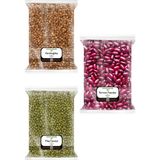Zencefil Organik 3X170 Gr. Karabuğday Greçka Maş Fasulyesi Kırmızı Fasulye Kara Buğday Fasülye 170'ŞER Gram 3 Paket - 0,01 gr