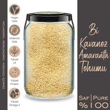 Zencefil Organik Amaranth Bi Kavanoz 660 Cc. Cam Kavanozda 500 Gr. Amarant Tohumu - 0,01 gr