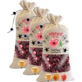 Zencefil Organik Bez Torba Hibiskus Nar Çiçeği 3 x 240 gr - 3 Adet