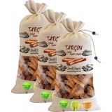 Zencefil Organik Bez Torba Seylon Yaprak Çubuk Tarçın 3 x 220 gr - 660 gr