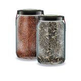 Zencefil Organik Bi Kavanoz Saf Beyaz Çay + Bi Kavanoz Saf Rooibos Kırmızı Çay 660 cc'lik 2 Cam Kavanoz Katkısız