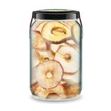 Zencefil Organik Elma Kurusu Kırmızı Tatlı Elma Bi Kavanoz 660 cc. Cam Kavanozda Saf Katkısız Kuru Elma Dried Apples