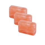 Zencefil Organik Himalaya Tuz Sabunu 3 Adet Himalaya Tuzu Parçası Sabun Şeklinde Kesilmiş Tuz Himalaya Tuzu 3 Tane