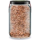 Zencefil Organik Keten Tohumu Bi Kavanoz 660 cc. Cam Kavanozda Saf Katkısız Taze Öğütülmemiş Keten Tohumu Flaxseed - 420 gr