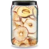 Zencefil Organik Kırmızı Tatlı Elma Kurusu Bi Kavanoz 660 Cc. Cam Kavanoz Yuvarlak Dilim Kuru Elma Slice Dried Apple - 1 Adet