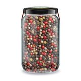 Zencefil Organik Renkli Karabiber Bi Kavanoz 660 Cc. Cam Kavanozda 4 Renk Mix Tane Karabiber 4 Color Peppercorn